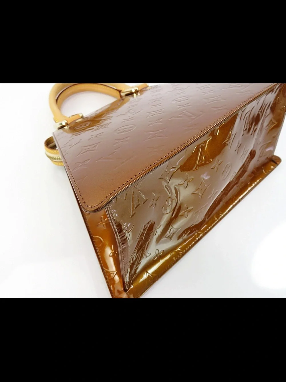 Louis Vuitton Metallic Brown Monogram Pyramid Tote